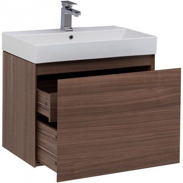 Тумба с раковиной Aquanet Нью-Йорк 70 орех 00213935