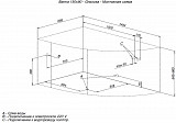 Акриловая ванна Aquanet Graciosa 150x90 L (с каркасом) 00205325