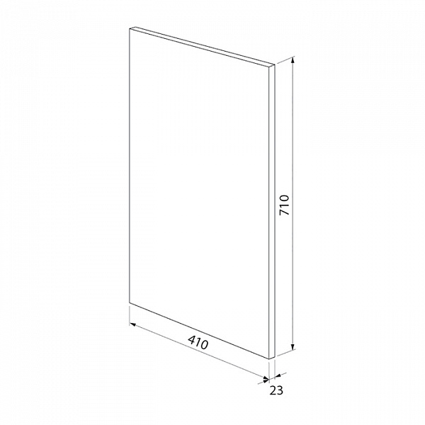Зеркало, 40 см, Torr, IDDIS, TOR4000i98