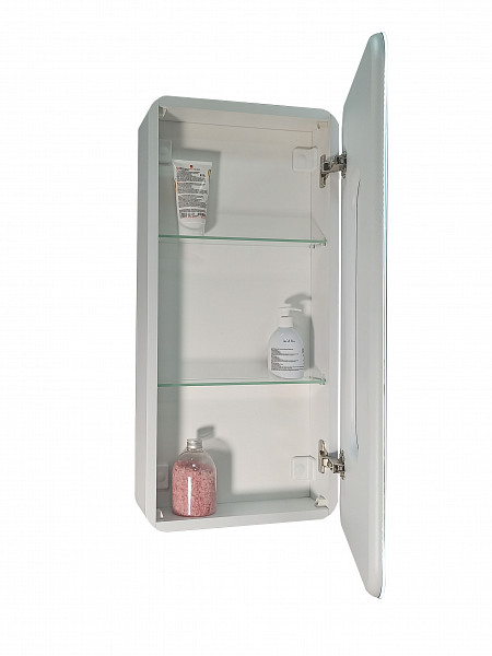 Зеркало-шкаф Континент "Elliott LED" 400х800 правый