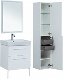 Тумба под раковину Aquanet Nova 60 белый (2 ящика) 00242279