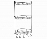 Полка металлическая тройная Wasserkraft K-1233