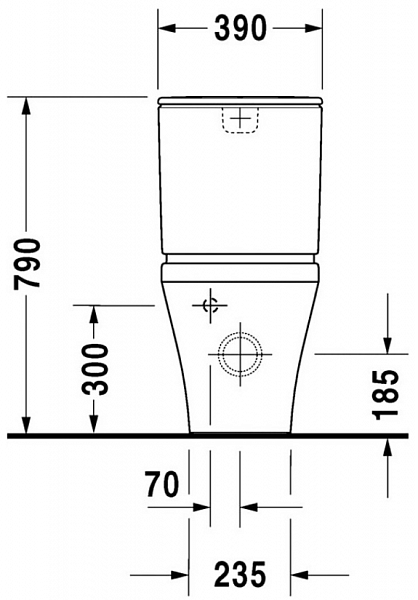 Бачок для унитаза Duravit DuraStyle 0935100005