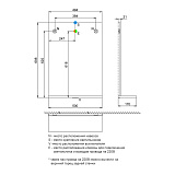 Зеркало, 50 см, белое, New Custo, IDDIS, NCU50W0i98