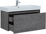 Тумба под раковину Aquanet Nova Lite 100 дуб рошелье (1 ящик) 00242579