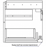 Тумба под раковину Акватон Америна 56 см 1A169201AM430