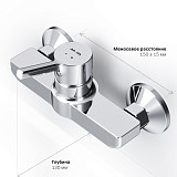 F85B20000 X-Joy S, смеситель для душа, хром, шт