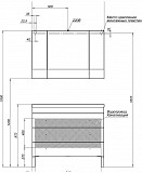 Зеркало-шкаф Aquanet Верона 100 белый 00175383