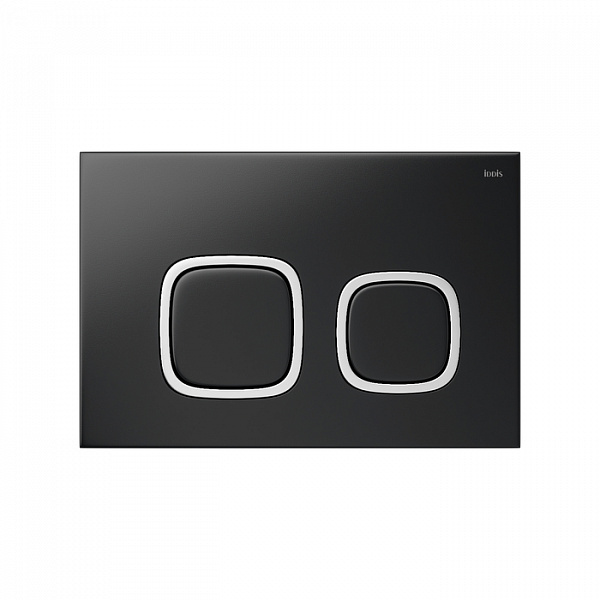 Клавиша смыва, универсальная, чёрная, Unifix, 004, IDDIS, UNI04BCi77