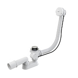 Слив-перелив для ванны AlcaPlast A51B автомат комплект белый