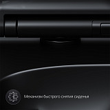 C85A1700MBSC X-Joy S подвесной унитаз FlashClean с сиденьем микролифт, черн мат