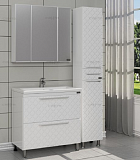 Зеркальный шкаф Стандарт 90, трельяж, фацет Санта 113017