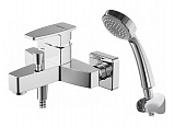 Смеситель для ванны с коротким изливом с аксессуарами Bravat Riffle F672106C-B