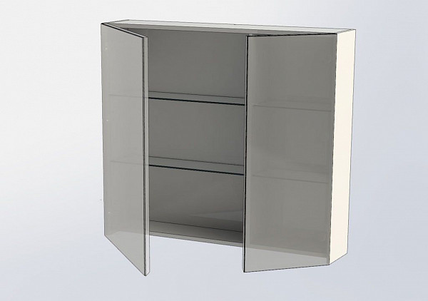 Зеркало-шкаф Aquanet Нью-Йорк 100 орех 00203955