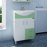 Тумба под раковину Уют 55 фисташковый цвет Санта 201092