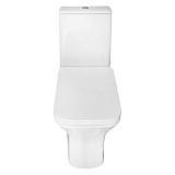 Унитаз-компакт Azario FRETTA Square N 340х650х770 напольный, безободковый, c быстросъемным сиденьем микролифт (AZ-1038A N)