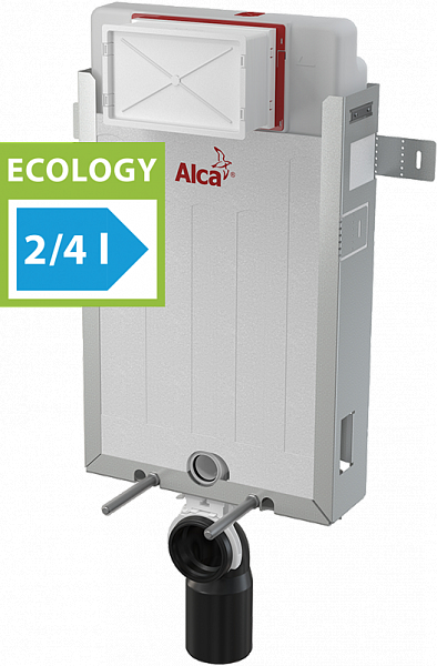 Смывной бачок скрытого монтажа для унитаза AlcaPlast Renovmodul AM115/1000E Ecology