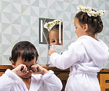 Зеркало с LED-подсветкой, 3-х кратным увеличением Wasserkraft K-1007