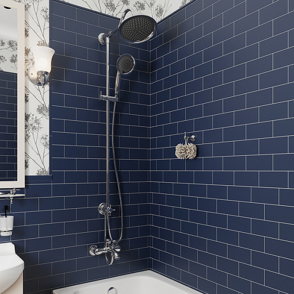 Душевой гарнитур с верхней лейкой, Retro, IDDIS, RETSB4Fi76