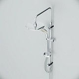 F0770A100 Spirit V2.0 душ.система, набор: верхн.душ d 250 мм, ручн.душ 3 ф-ции d 120 мм, переключате