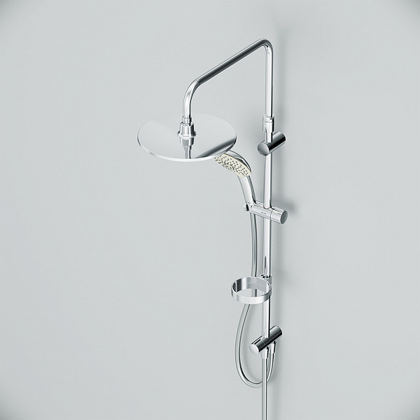 F0770A100 Spirit V2.0 душ.система, набор: верхн.душ d 250 мм, ручн.душ 3 ф-ции d 120 мм, переключате