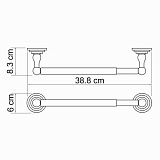 Держатель бумажных полотенец Wasserkraft Isar K-7391
