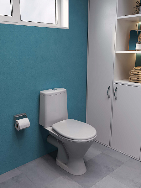 Унитаз-компакт Santeri Грация с горизонтальным выпуском 1.P210.3.S00.00B.F