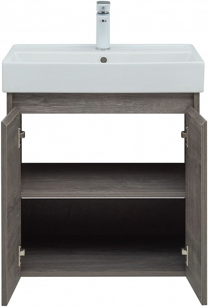 Тумба под раковину Aquanet Nova Lite 60 дуб рошелье (2 дверцы) 00298848