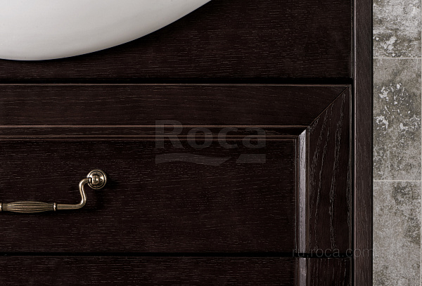 Тумба под раковину Roca America Evolution W 85 дуб темный ZRU9302952