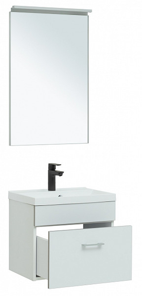 Мебель для ванной Aquanet Верона 50 белый матовый (раковина Нота 50) 00287633