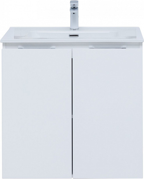 Тумба под раковину Aquanet Алвита New 70 2 дверцы, белый матовый 00303905