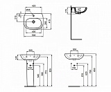 Раковина Ideal Standard Tesi 50 см T009401