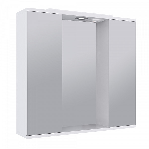 Зеркальный шкаф ДЖЕРСИ 85 с подсветкой