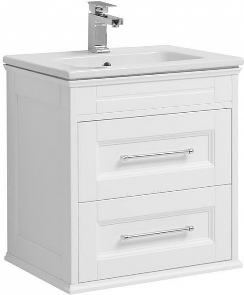 Тумба под раковину Aquanet Бостон М 60 белый 00209679