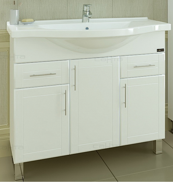 Тумба напольная Дублин 100 под раковину Эльбрус 100 Санта 223009