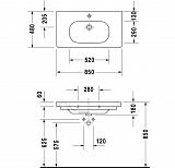 Раковина Duravit D-code 03428500002