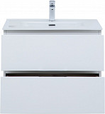 Тумба под раковину Aquanet Алвита New 70 2 ящика, белый матовый 00303909