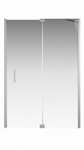 Душевая дверь Creto Tenta 123-WTW-140-C-CH-8 стекло прозрачное EASY CLEAN, профиль хром, 140х200 см