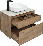 Тумба под раковину Aquanet Nova Lite 75 дуб рустикальный (2 ящика) 00249515