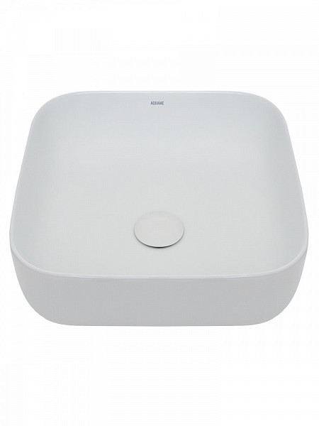AQM5011 Раковина накладная AQUAme квадратная. 390x390x130