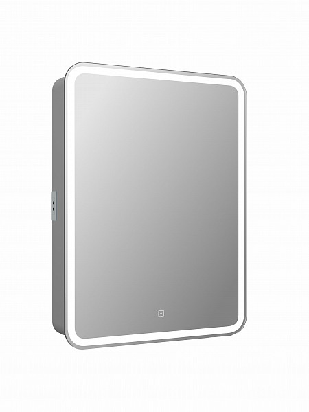 Зеркало-шкаф Континент "Elliott LED" 600х800 правый с розеткой