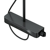 F078F222 Func, душ. система: см-ль-полка д/душа с ТМС: душ.штанга, верхн. душ квадр., ручн.душ, черн