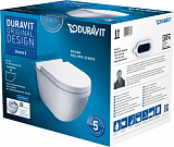 Подвесной унитаз Duravit  Starck 3 45270900A1 в комплекте с сиденьем Soft Close