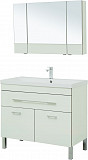 Мебель для ванной Aquanet Верона 100 белый (напольный 1 ящик 2 дверцы) 00287654