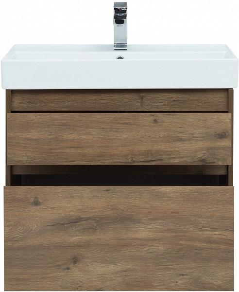 Тумба под раковину Aquanet Nova Lite 75 дуб рустикальный (2 ящика) 00249515