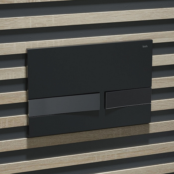 Клавиша смыва, универсальная, чёрный, Unifix, 006, IDDIS, UNI06BCi77