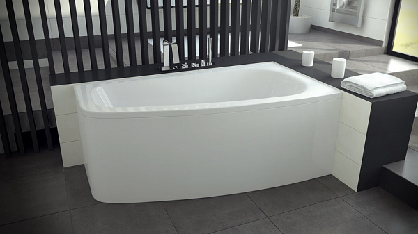 Акриловая ванна Besco Luna 150x80 WAL-150-NP Правая