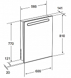 Зеркальный шкаф Roca Victoria Nord 60 R ZRU9000030