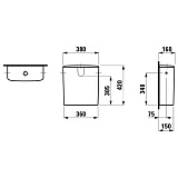 Бачок для унитаза Laufen Palace 8.2870.0.000.278.1