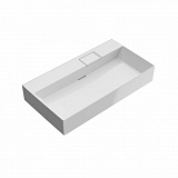 Раковина Kerama Marazzi LOGICA мебельная\подвесная без отверстий 90, белая глянцевая